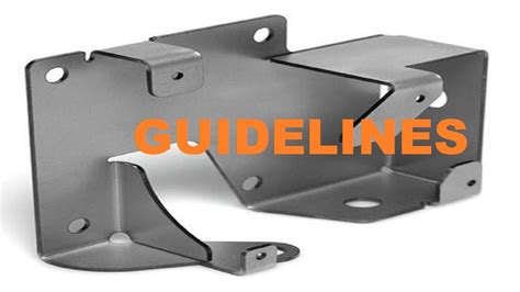 reinforce sheet metal|sheet metal basic design guidelines.